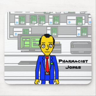 Pharmacist Jones Mousepad Musmatta