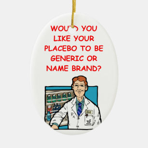 pharmacist julgransprydnad keramik