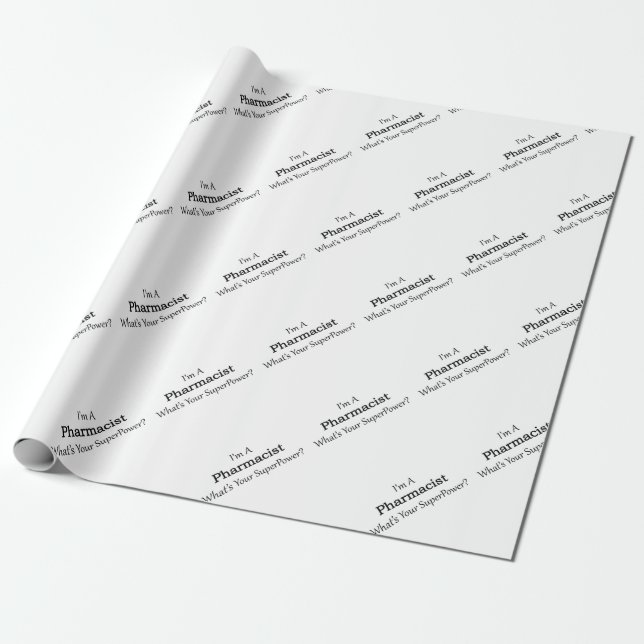 Pharmacist Presentpapper (Utrullad)
