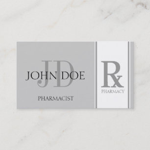 Pharmacist/receptapoteksilver Visitkort