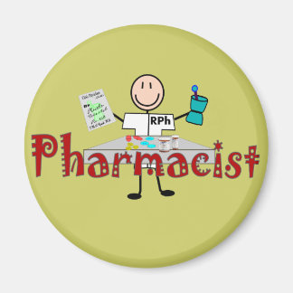 Pharmacist Stick Person—Gifts Magnet