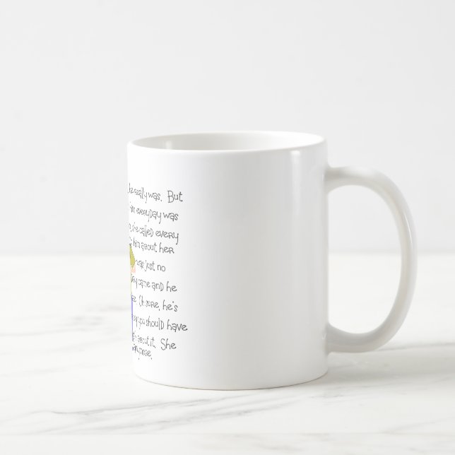 PHARMACISTberättelsekonst "förlorade han den! ", Kaffemugg (Höger)