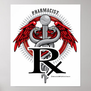 PharmacistCaduceus Poster