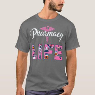 Pharmacister Gift Print Pharmacy Tech Medical Stud T Shirt