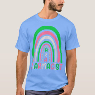 Pharmacister söt rainbow aka farmaceut rolig t shirt