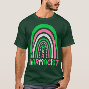 Pharmacister söt rainbow aka farmaceut rolig t shirt