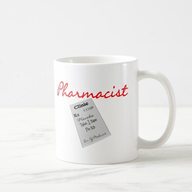 Pharmacistgåvor "Rx vadderar diagram ", Kaffemugg (Höger)