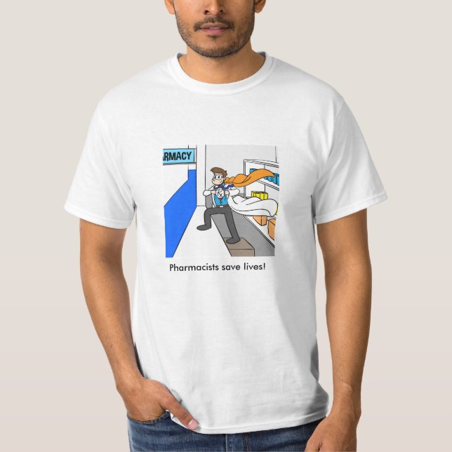 Pharmacisthjältar Tee (Framsida)
