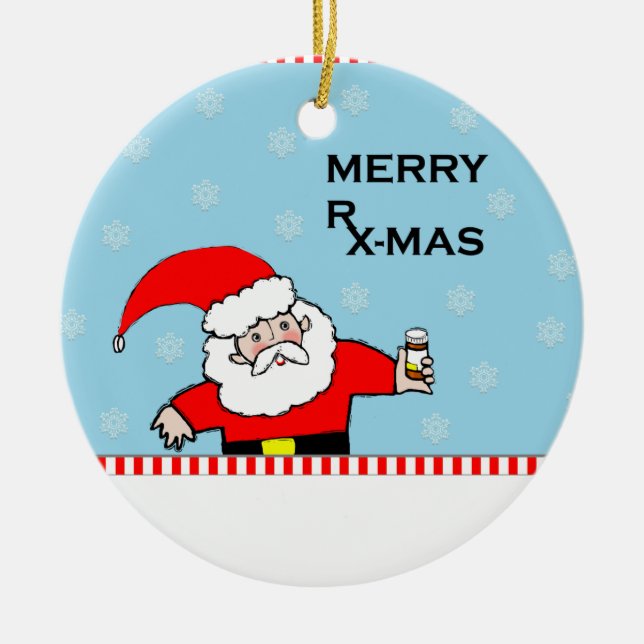 Pharmacistjul Julgransprydnad Keramik (Framsidan)