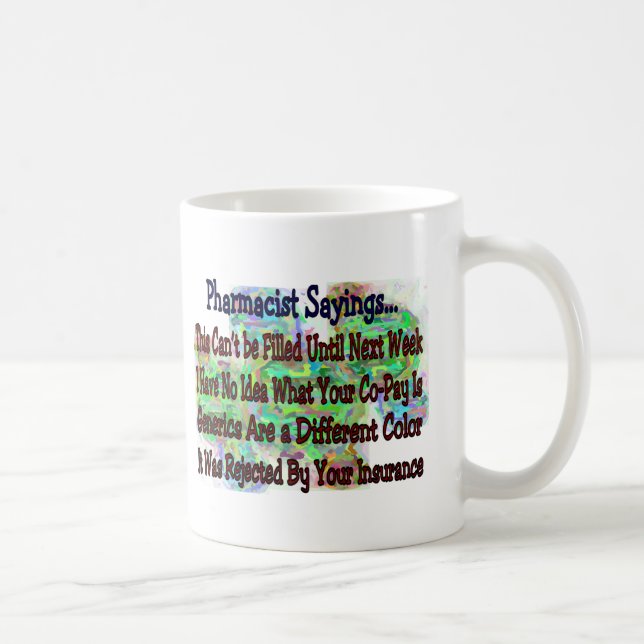 Pharmacistord, "du vet att du är pharmacisten, OM Kaffemugg (Höger)