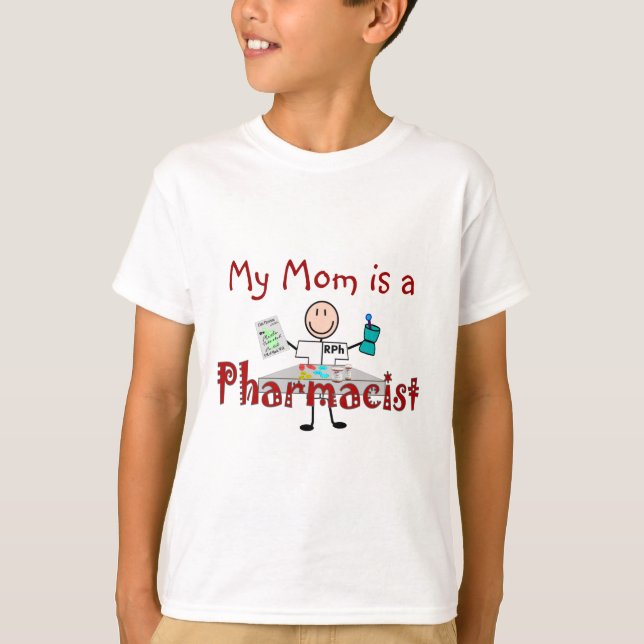 Pharmacistpinneperson--Gåvor Tee Shirt (Framsida)