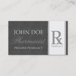 Pharmacistrecept som blandar apotek visitkort