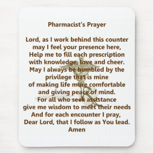 Pharmacists bön Mousepad Musmatta