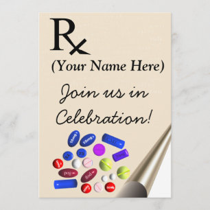 Pharmaciststudentkortrecept Inbjudningar
