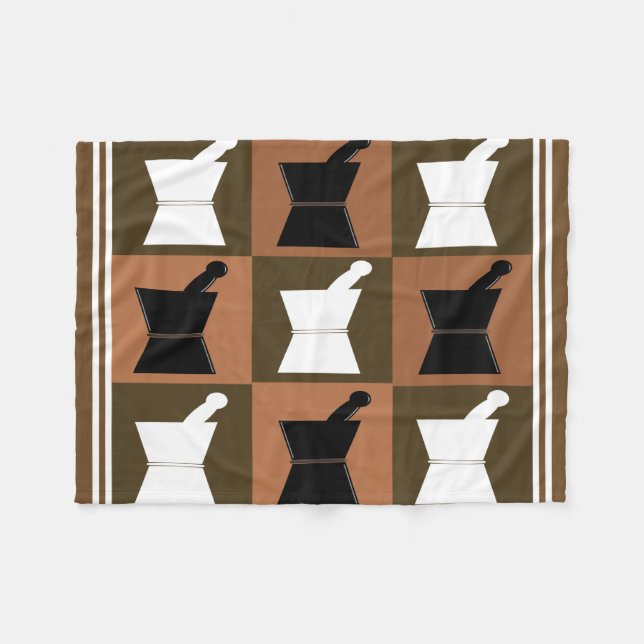 Pharmacistullfilt #5 fleecefilt (Framsidan (Horisontell))