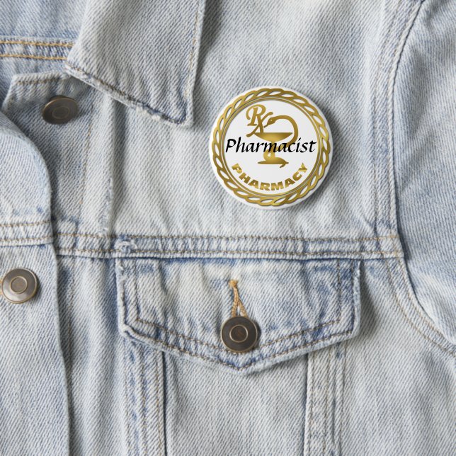 Pharmacsit guld badge knapp (In Situ)