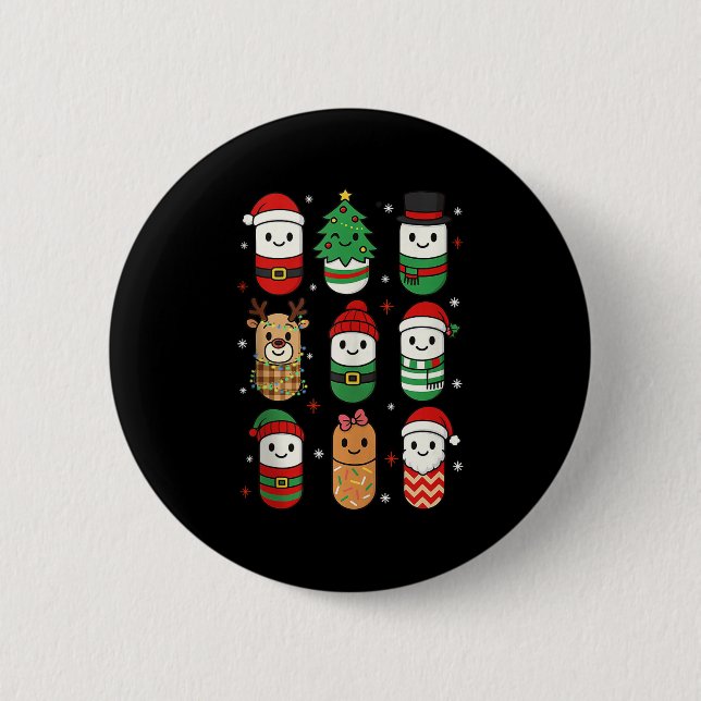 Pharmacy Christmas Xmas Vibes Pharmacist Pharm Tec Knapp (Framsida)