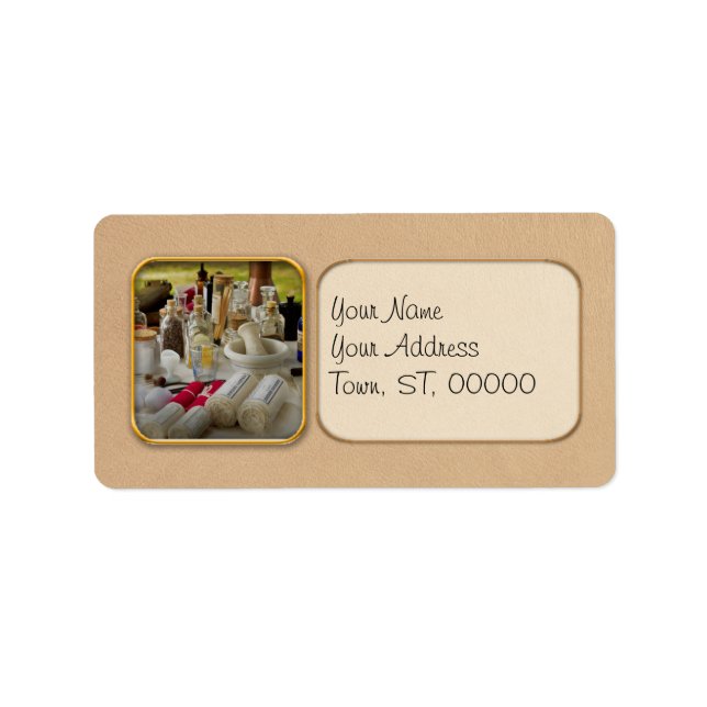 Pharmacy - Civil krig fält kit Adressetikett (Framsidan)