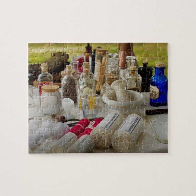 Pharmacy - Civil krig fält kit Pussel (Horisontell)