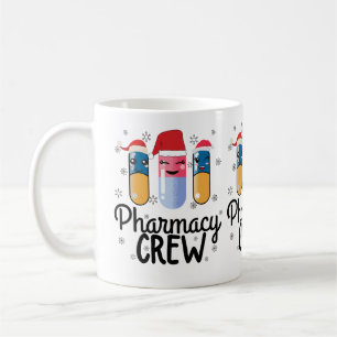 Pharmacy Crew. Pharmacist jul T-Shirt Kaffemugg