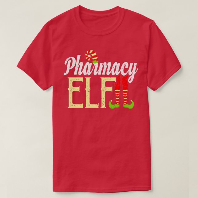 Pharmacy Elf T Shirt (Design framsida)