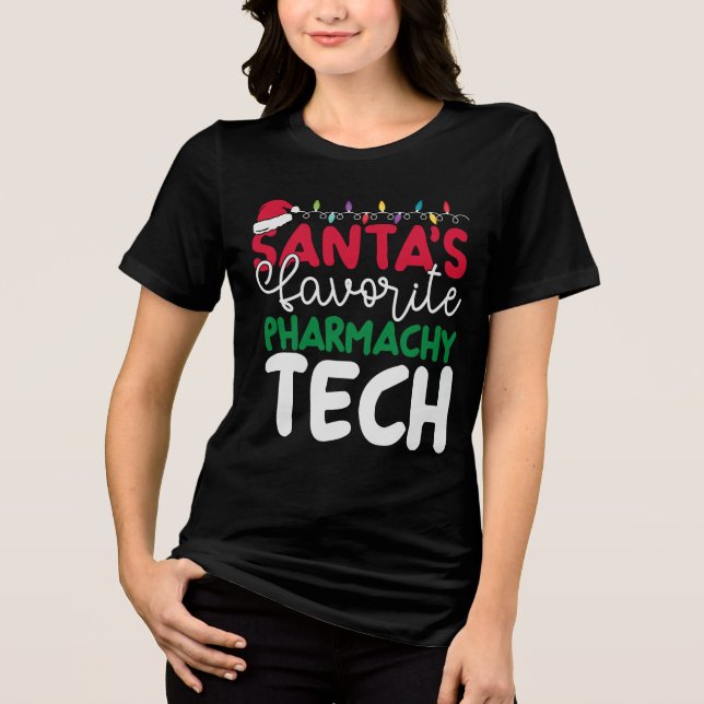 Pharmacy jultomtens favoritapotek Tech T Shirt (Framsida)