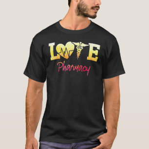 Pharmacy Kärlek farmaceut Tech T Shirt