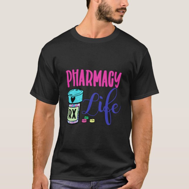 Pharmacy Life Medicine Pill Pharmacity Pharmate Ph T Shirt (Framsida)