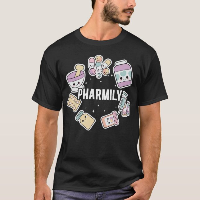 Pharmacy Pharmily Pun T Shirt (Framsida)