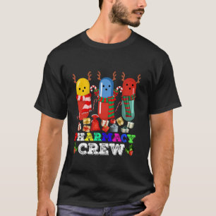 Pharmacy Pill Julafton Ljus Pharmacist Pharmacy Cr T Shirt