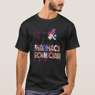 Pharmacy Pills USA flagga Pharmacist 4:e juli 2 T Shirt