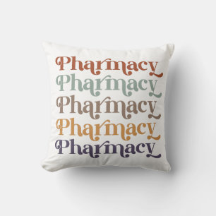 Pharmacy Retro farmaceutisk farmaceut Student Gift Kudde