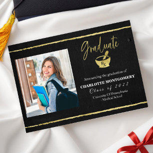 Pharmacy School Photo Studenten annons Inbjudningar