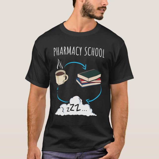 Pharmacy School Student Future Pharmacist Gift T Shirt (Framsida)