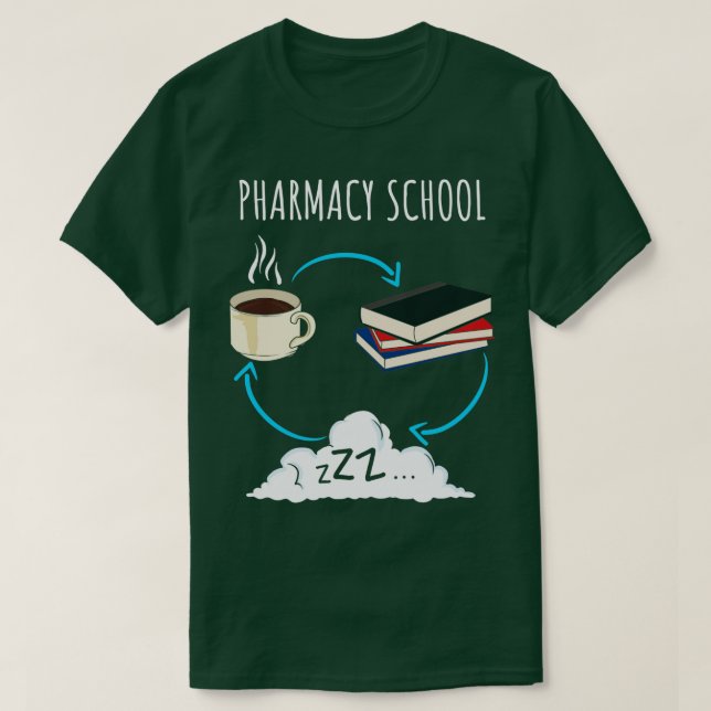 Pharmacy School Student Future Pharmaco Gift T Shirt (Design framsida)