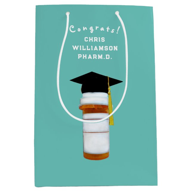 Pharmacy School Studenten Medium Gift Bag (Framsidan)