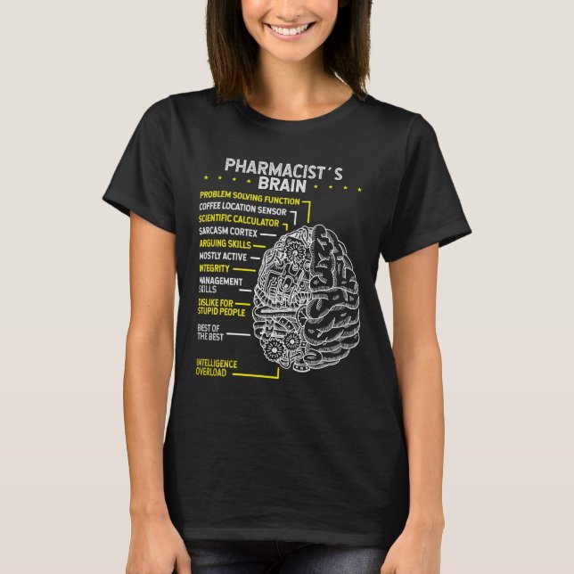 Pharmacy School Studenten Pharmacist Student T Shirt (Framsida)