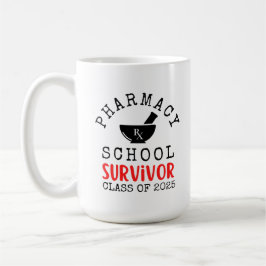 Pharmacy School Survivor Mugg klass
