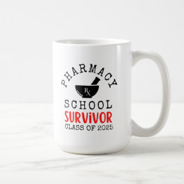 Pharmacy School Survivor Mugg klass