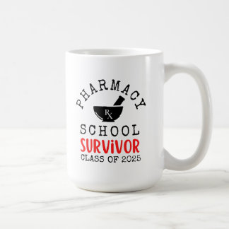 Pharmacy School Survivor Mugg klass