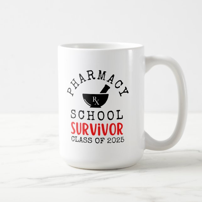 Pharmacy School Survivor Mugg klass (Höger)