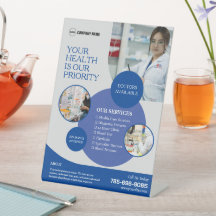 Pharmacy Services Anpassningsbar Pedestal-tecken