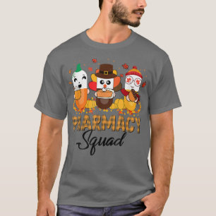 Pharmacy Squad Fall Vibes Autumn Thanksgiving Phar T Shirt