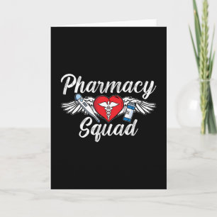 Pharmacy Squad Technician Medicine Tech Pharmaci Kort