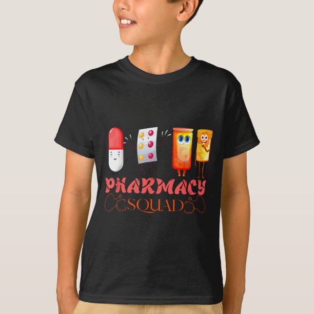 Pharmacy Squad Valentines Cute Lls Pharmacist Phar T Shirt (Framsida)