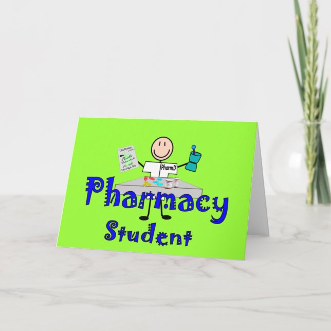 Pharmacy Student Gifts Kort (Framsida)