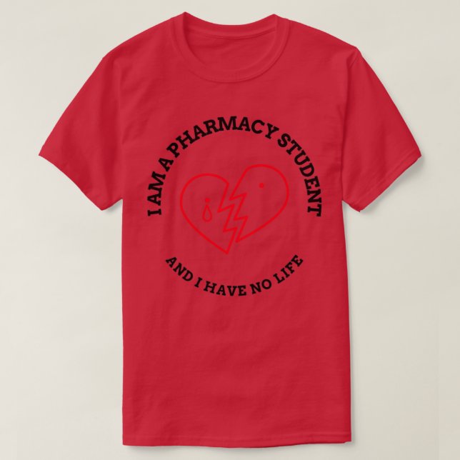 Pharmacy student I är ett apotek student i har ing T Shirt (Design framsida)