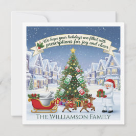 Pharmacy Tech-apoteket Julkort Joy Cheer Kort