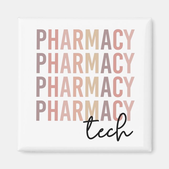 Pharmacy Tech | Apotekstekniker Magnet (Framsidan)