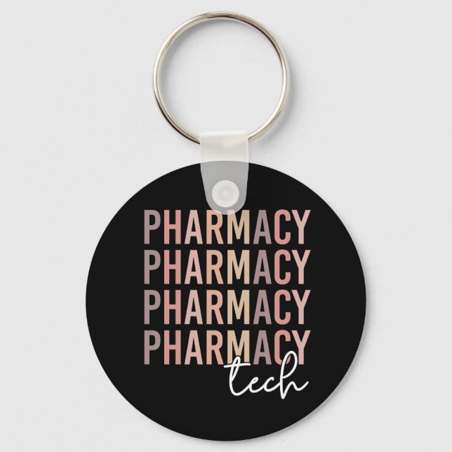 Pharmacy Tech | Apotekstekniker Nyckelring (Framsida)